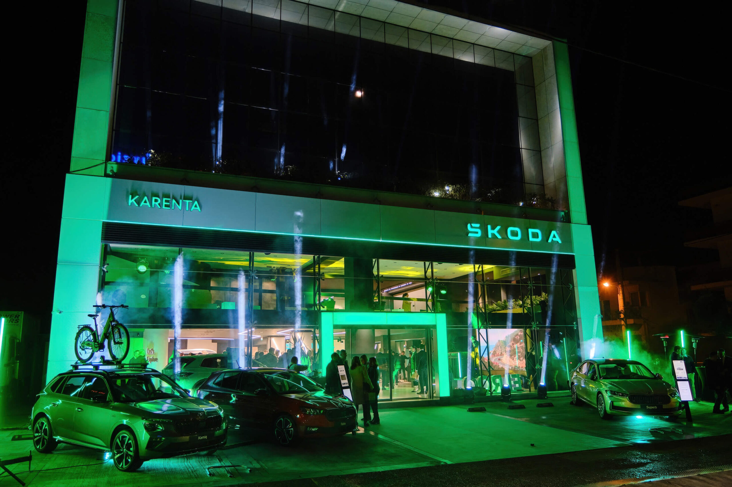 Μελέτη και επίβλεψη SKODA showroom Αθήνα
