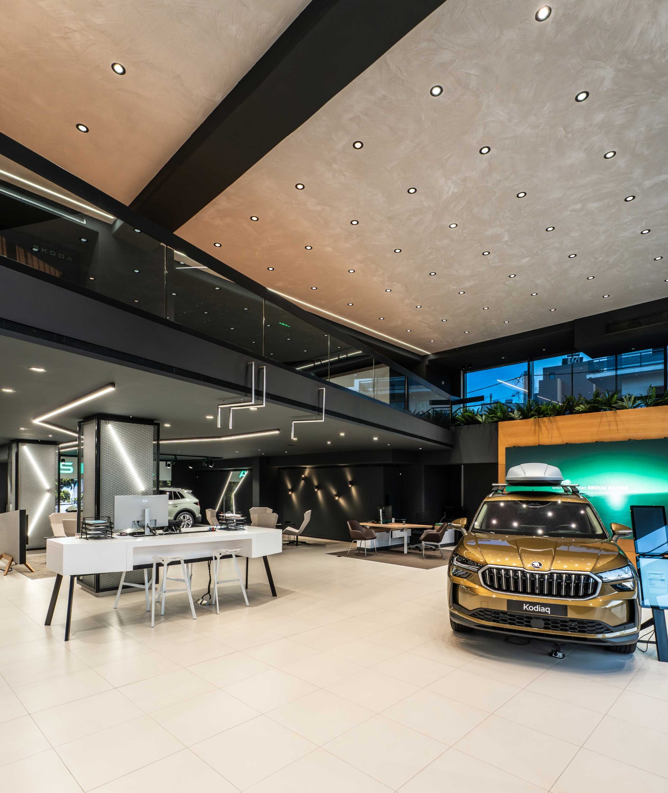 Μελέτη και επίβλεψη SKODA showroom Αθήνα
