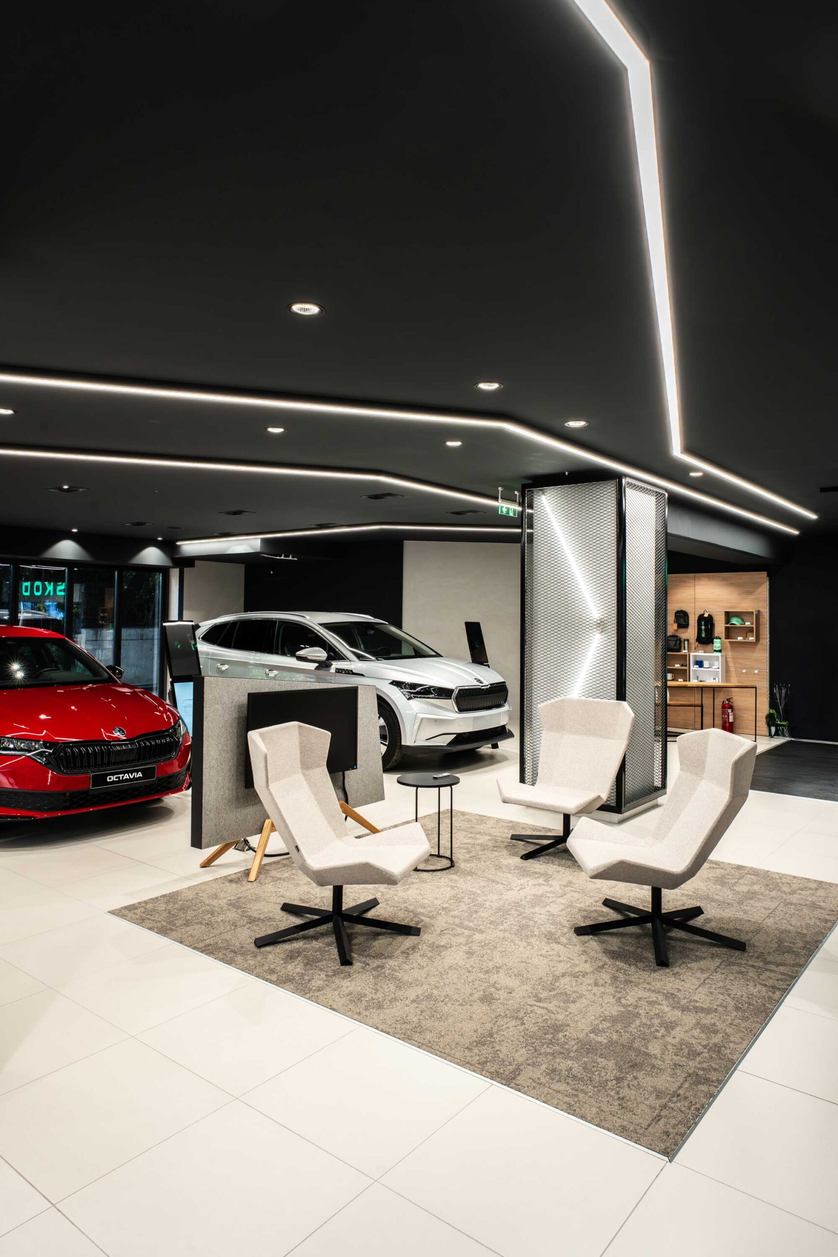 Μελέτη και επίβλεψη SKODA showroom Αθήνα