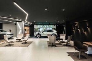 Μελέτη και επίβλεψη SKODA showroom Αθήνα