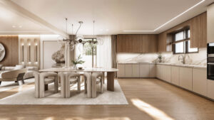 modern living room design in Athens